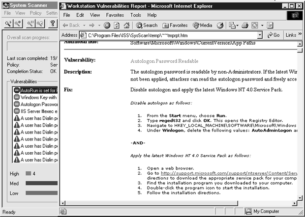Рекомендуем опробовать программу System Scanner от ISS, имеющуюся на компакт-диске Windows 2000 SDK